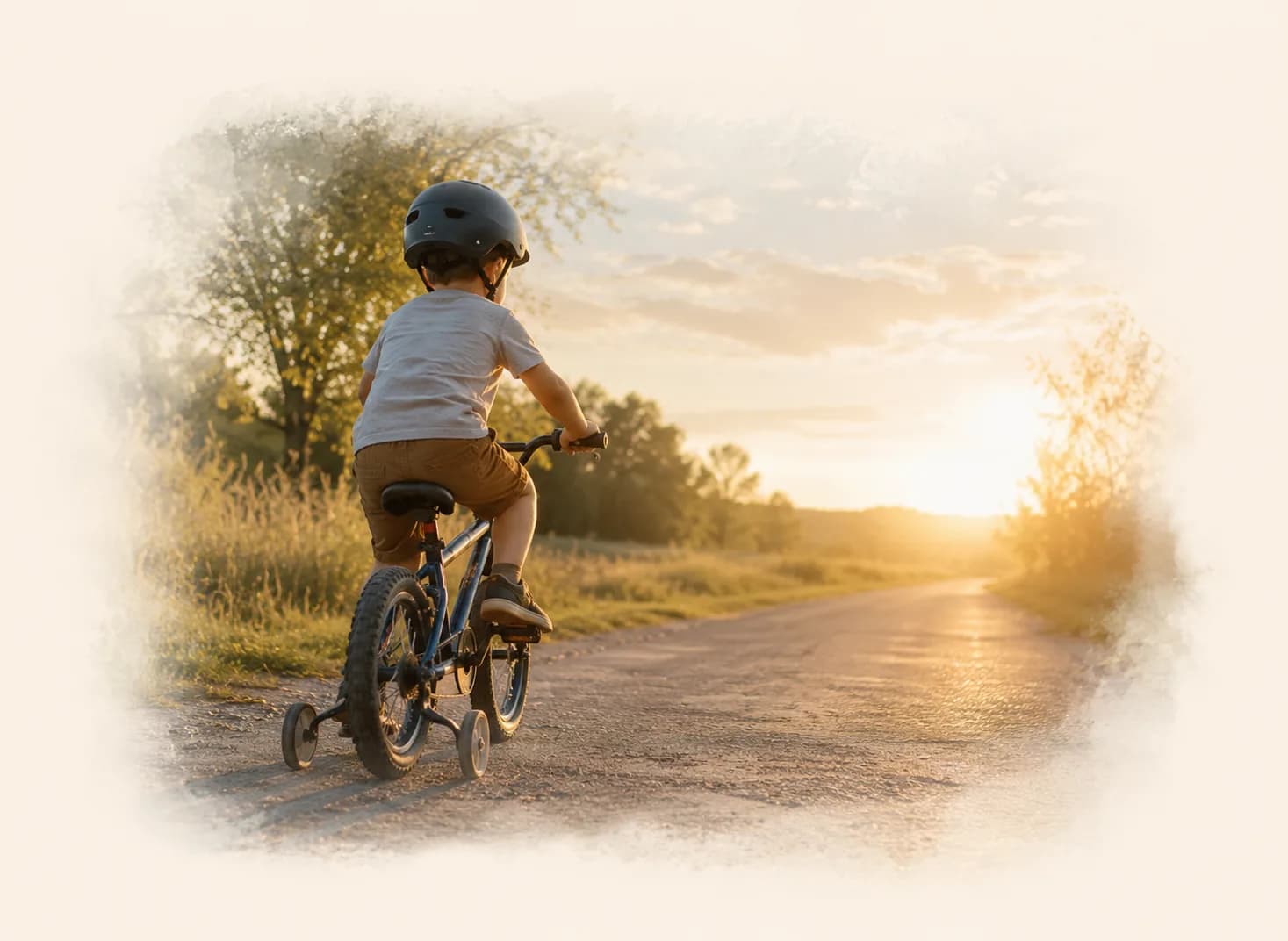 Illustration : un enfant plein d’élan qui s’élance joyeusement.